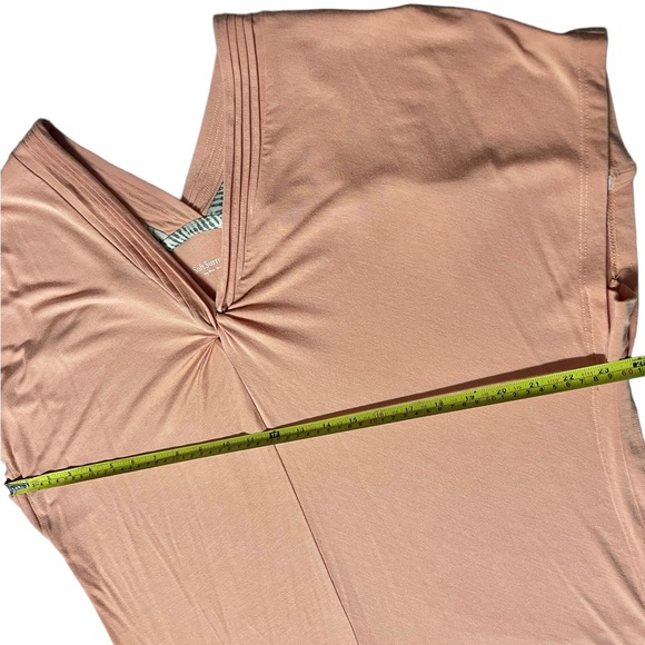 Soft Surroundings Womens Large Go Lively Twist Top in Canyon Sunset - Picture 7 of 11